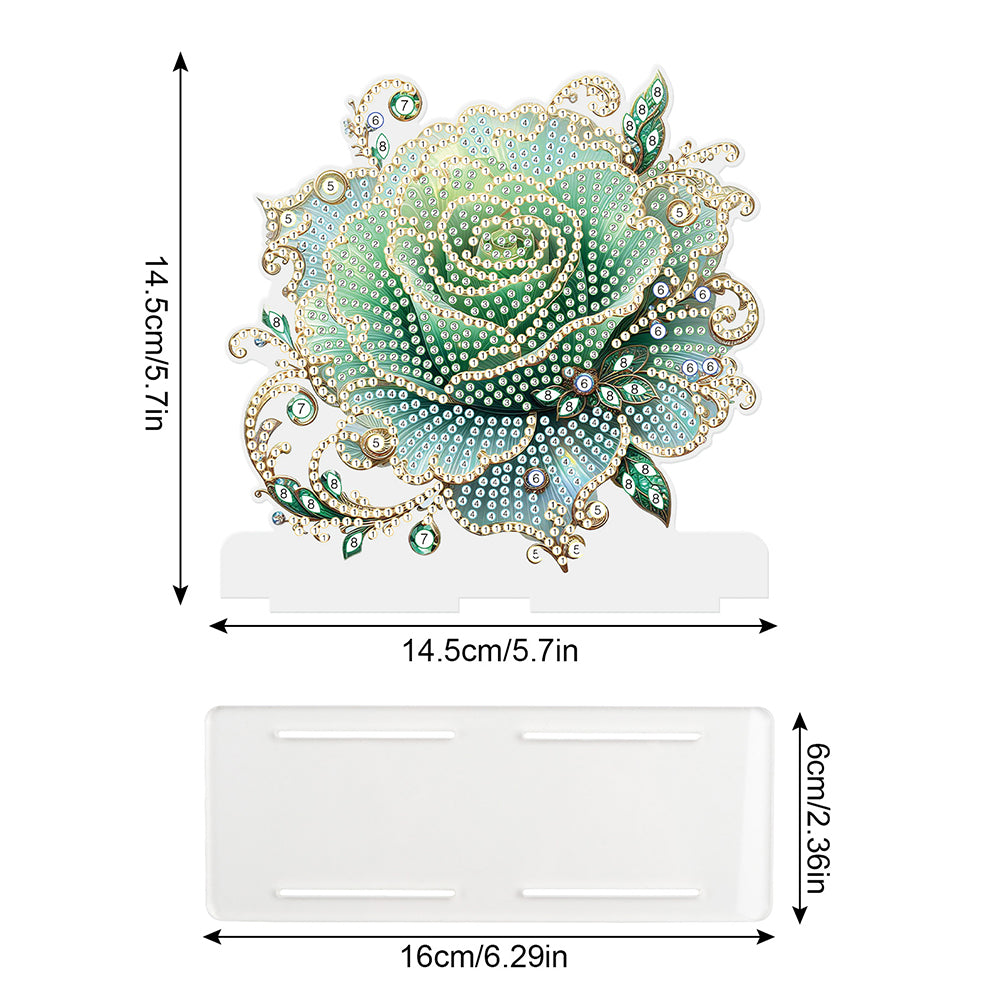 Acrylic Animals 5D DIY Diamond Art Paper Towel Storage Rack Decor for Home Decor