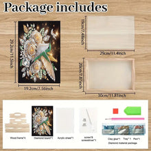 Load image into Gallery viewer, Diamond Painting Wooden Serving Tray with Handles Diamond Painting Dining Plate
