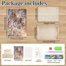 Load image into Gallery viewer, Diamond Painting Wooden Serving Tray with Handles Diamond Painting Dining Plate