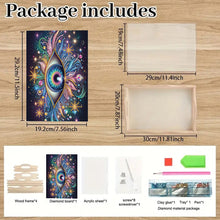 Load image into Gallery viewer, Diamond Painting Wooden Serving Tray with Handles Diamond Painting Dining Plate