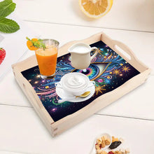 Load image into Gallery viewer, Diamond Painting Wooden Serving Tray with Handles Diamond Painting Dining Plate