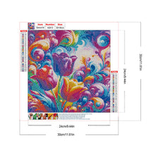 Load image into Gallery viewer, Diamond Painting - Full Round - Colorful Abstract Art Flowers (30*30CM)