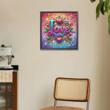 Load image into Gallery viewer, Diamond Painting - Full Round - Colorful Abstract Art Love (30*30CM)