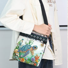 Load image into Gallery viewer, Flowers Animals 5D DIY Diamond Painting Shopper Bag Diamond Handmade Satchel Bag