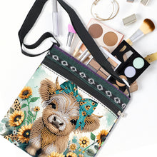 Load image into Gallery viewer, Sunflower Yak 5D DIY Diamond Painting Shopper Bag Diamond Handmade Satchel Bag