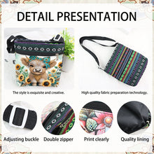 Load image into Gallery viewer, Sunflower Yak 5D DIY Diamond Painting Shopper Bag Diamond Handmade Satchel Bag