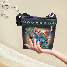 Load image into Gallery viewer, Flowers Animals 5D DIY Diamond Painting Shopper Bag Diamond Handmade Satchel Bag