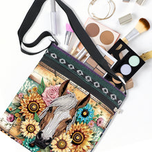 Load image into Gallery viewer, Flowers Animals 5D DIY Diamond Painting Shopper Bag Diamond Handmade Satchel Bag