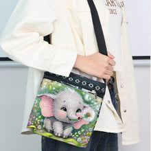 Load image into Gallery viewer, Flowers Animals 5D DIY Diamond Painting Shopper Bag Diamond Handmade Satchel Bag