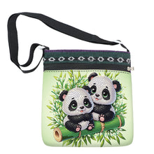 Load image into Gallery viewer, Flowers Animals 5D DIY Diamond Painting Shopper Bag Diamond Handmade Satchel Bag