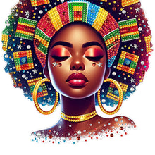 Load image into Gallery viewer, Indian Woman 5D DIY Diamond Painting Dots Pendant for Garden Window Decor