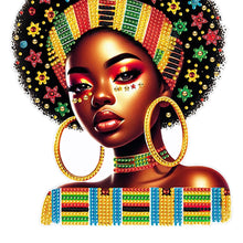 Load image into Gallery viewer, Indian Woman 5D DIY Diamond Painting Dots Pendant for Garden Window Decor