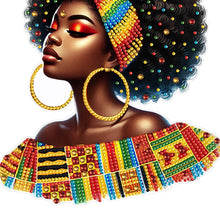 Load image into Gallery viewer, Indian Woman 5D DIY Diamond Painting Dots Pendant for Garden Window Decor