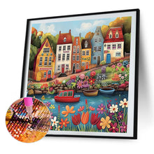 Load image into Gallery viewer, AB Diamond Painting - Full Round - Houses (40*40CM)