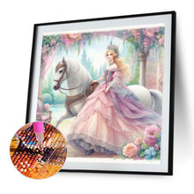 Load image into Gallery viewer, Diamond Painting - Full Round - Rococo Girl And Flower (40*40CM)