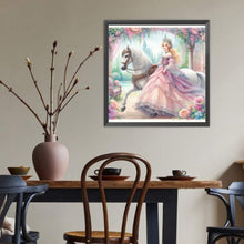 Load image into Gallery viewer, Diamond Painting - Full Round - Rococo Girl And Flower (40*40CM)