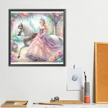 Load image into Gallery viewer, Diamond Painting - Full Round - Rococo Girl And Flower (40*40CM)