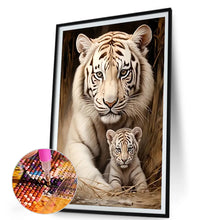Load image into Gallery viewer, AB Diamond Painting - Full Round - Two Lions (45*60CM)