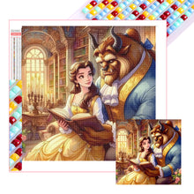 Load image into Gallery viewer, Diamond Painting - Full Square - Princess And The Beast (40*40CM)