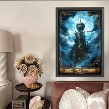 Load image into Gallery viewer, AB Diamond Painting - Full Round - Tower Tarot Cards (40*60CM)