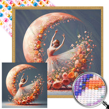 Load image into Gallery viewer, AB Diamond Painting - Full Round - Dancing Girl In Flower Skirt (40*40CM)