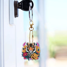 Load image into Gallery viewer, 6Pcs Double Sided Special Shape Animals Diamond Art Keyring for Beginners Adults