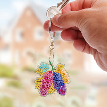 Load image into Gallery viewer, 6Pcs Double Sided Special Shape Animals Diamond Art Keyring for Beginners Adults