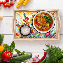 Load image into Gallery viewer, Wooden Beautiful Pattern 5D Diamond Painting Tray Art Craft with Handle for Desk