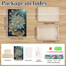 Load image into Gallery viewer, Wooden Beautiful Pattern 5D Diamond Painting Tray Art Craft with Handle for Desk