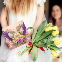 Load image into Gallery viewer, 6Pcs Mother s Day Flower Wing Handmade Diamond Painting Wish Card for Moms