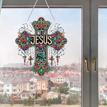 Load image into Gallery viewer, Acrylic Special Shaped Beautiful Pattern 5D DIY Diamond Art Hanging Decorations