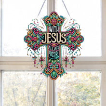 Load image into Gallery viewer, Acrylic Special Shaped Beautiful Pattern 5D DIY Diamond Art Hanging Decorations