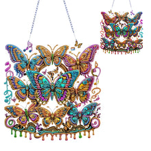 Load image into Gallery viewer, Acrylic Special Shaped Beautiful Pattern 5D DIY Diamond Art Hanging Decorations