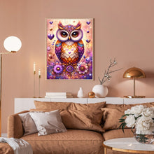 Load image into Gallery viewer, Diamond Painting - Full Round - Flower Owl (30*40CM)