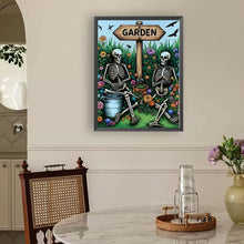 Load image into Gallery viewer, Diamond Painting - Full Round - Garden Skull (30*40CM)