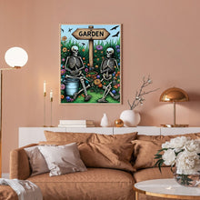 Load image into Gallery viewer, Diamond Painting - Full Round - Garden Skull (30*40CM)