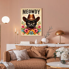 Load image into Gallery viewer, Diamond Painting - Full Round - Cowboy Cat (30*40CM)