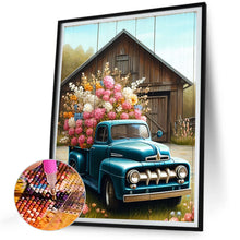 Load image into Gallery viewer, Diamond Painting - Full Round - Flower Classic Car (30*40CM)
