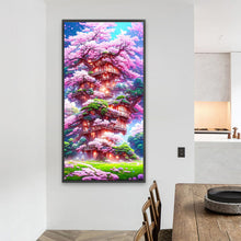 Load image into Gallery viewer, AB Diamond Painting - Full Round - Cherry Tree House (40*80CM)