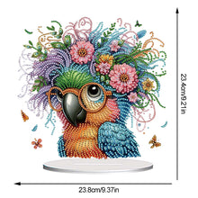 Load image into Gallery viewer, Acrylic Special Shape Flower Girl Desktop Diamond Art Kits for Home Office Decor