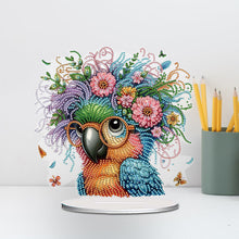 Load image into Gallery viewer, Acrylic Special Shape Flower Girl Desktop Diamond Art Kits for Home Office Decor