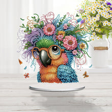 Load image into Gallery viewer, Acrylic Special Shape Flower Girl Desktop Diamond Art Kits for Home Office Decor