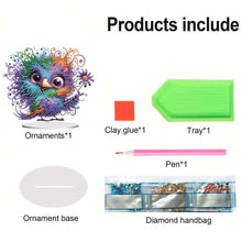 Load image into Gallery viewer, Acrylic Special Shape Flower Girl Desktop Diamond Art Kits for Home Office Decor