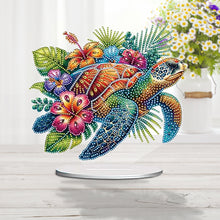 Load image into Gallery viewer, Acrylic Special Shape Flower Girl Desktop Diamond Art Kits for Home Office Decor