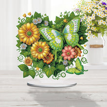 Load image into Gallery viewer, Acrylic Special Shape Flower Girl Desktop Diamond Art Kits for Home Office Decor