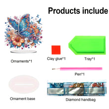 Load image into Gallery viewer, Acrylic Special Shape Flower Girl Desktop Diamond Art Kits for Home Office Decor