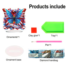 Load image into Gallery viewer, Acrylic Special Shape Flower Girl Desktop Diamond Art Kits for Home Office Decor