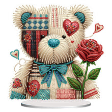 Load image into Gallery viewer, Acrylic Special Shape Flower Girl Desktop Diamond Art Kits for Home Office Decor