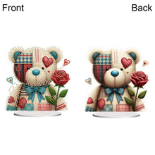 Load image into Gallery viewer, Acrylic Special Shape Flower Girl Desktop Diamond Art Kits for Home Office Decor