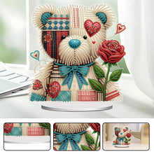 Load image into Gallery viewer, Acrylic Special Shape Flower Girl Desktop Diamond Art Kits for Home Office Decor